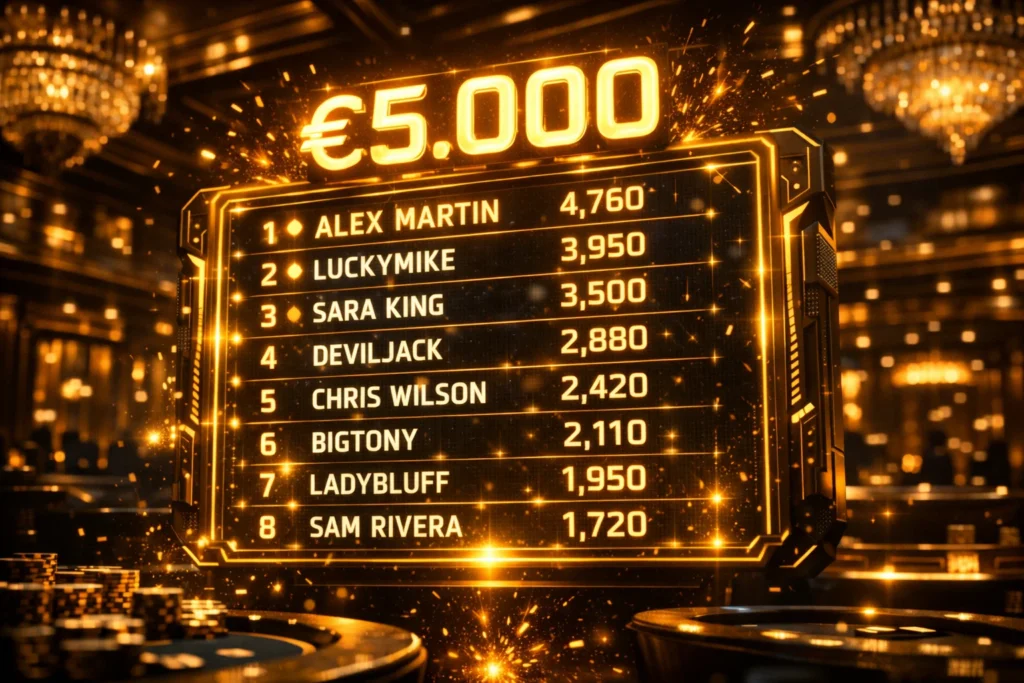 Palladium Casino Weekly €5.000 Tournament Prize Pool